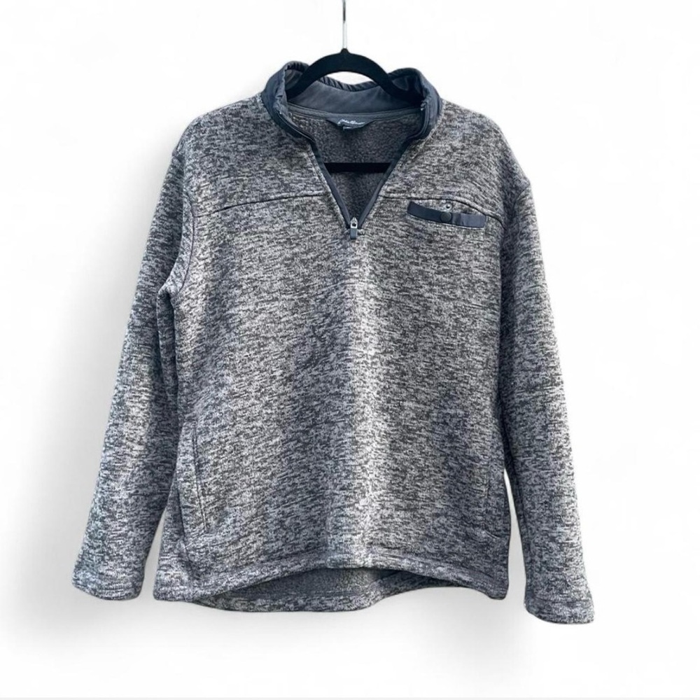 Eddie Bauer Charcoal Fleece Pullover